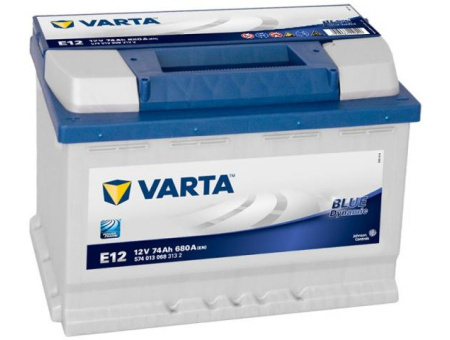 Автомобильный аккумулятор Varta Blue dynamic 574 013 068 - 74Ач (прямая)