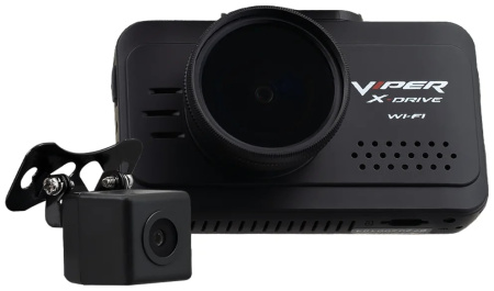 Видеорегистратор Viper X-Drive Duo Wi-Fi ( камера зад.вида наружная)