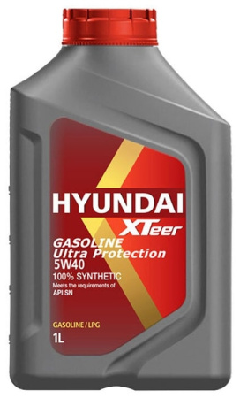 Моторное масло Hyundai Xteer Gasoline Ultra Protection 5w40 1л 1011126