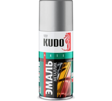 Эмаль KUDO универсальная хром 210мл KU-1027.1