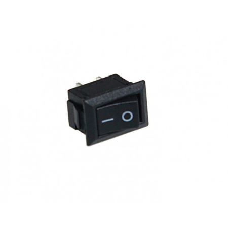 Выключатель-кнопка 3А Micro черная (2конт.) ON-OFF Nord YADA 905465