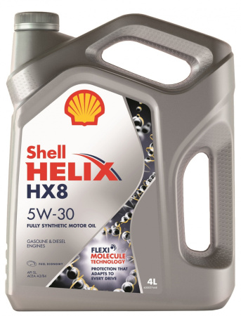 Моторное масло Shell Helix HX8 5w30 4л 550046364