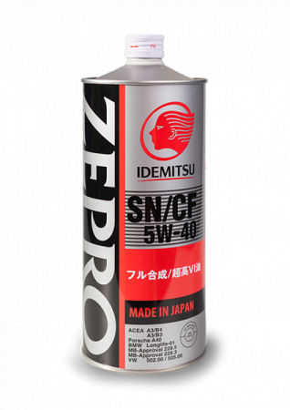 Моторное масло Idemitsu Zepro Euro Spec SN/CF-5 5w30 1л