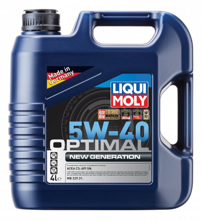 Моторное масло Liqui Moly Optimal New Generation 5w40 4л