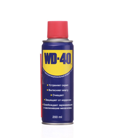 Смазка многофункциональная проникающая WD40 аэрозоль 200мл WD0001