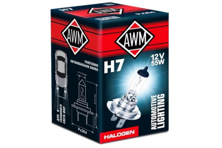 Лампа накаливания AWM H7 12V 55 W