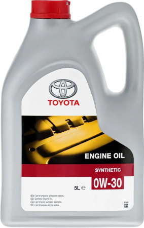 Моторное масло Toyota Engine oil 0w30 синтетическое 5л