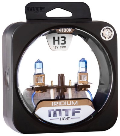 Галогенная лампа MTF Light Iridium H3 12V 55W