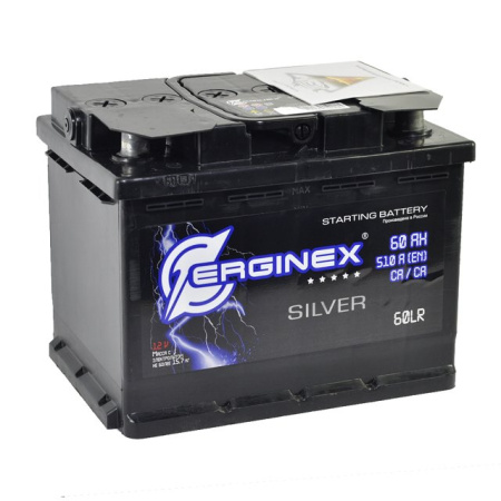 Автомобильный аккумулятор Erginex 60Ач (обратная)