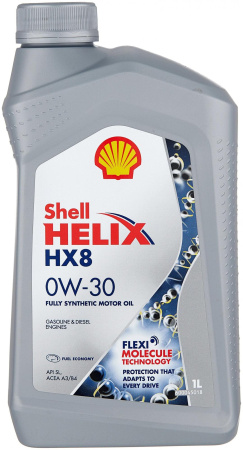 Моторное масло Shell Helix HX8 A3/B4 0w30 1л 550050027