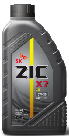 Моторное масло ZIC X7 LS SN/CF 5w30 1л