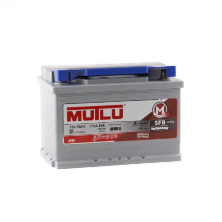 Автомобильный аккумулятор Mutlu Calcium Silver 12V 75Ач (прямая)