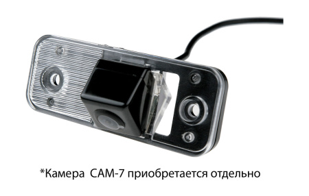 Адаптер для камеры CAM-7 в подсветку номера Hyundai Santa Fe 2007-2012 CAM-HYSFb