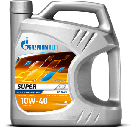 Моторное масло Gazpromneft Super 10w40 4л, 00000006829