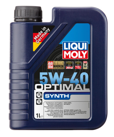 Моторное масло Liqui Moly Optimal Synth 5w40 1л 3925