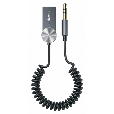 Bluetooth - AUX адаптер 3,5мм Olmio питание от USB витой провод Bluetooth 5.0
