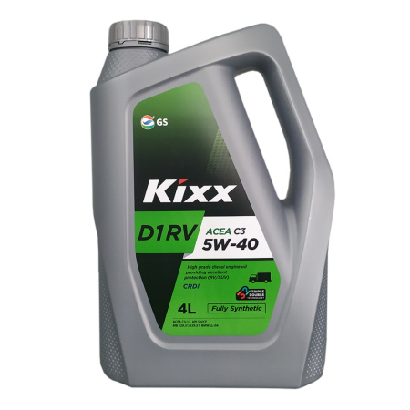 Моторное масло Kixx D1 RV 5w40 4л синтетика