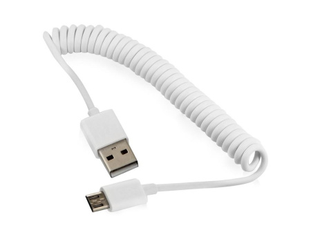 Кабель Partner USB 2.0 - microUSB 1.5м витой белый