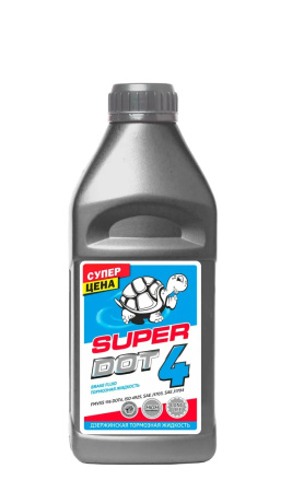 Тормозная жидкость Turtle Race SUPER DOT-4 910г 990249