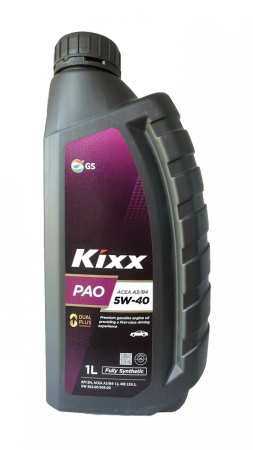 Моторное масло Kixx PAO 5w40 SN/CF, A3/B3, A4/B4 C3-08 1л синтетика