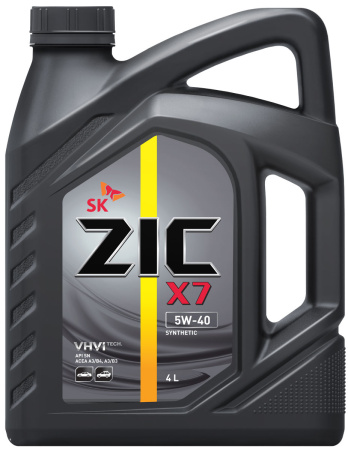 Моторное масло ZIC X7 LS SN/CF 5w40 4л 162662