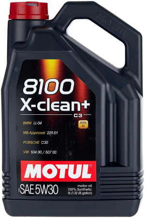 Моторное масло Motul 8100 X-Clean 5w30 C3 5л 106377