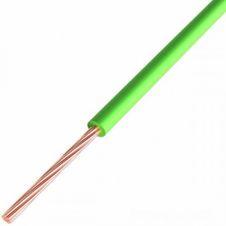 Монтажный кабель ПГВА Rexant 1*0.75мм² Cu зеленый 01-6503-1