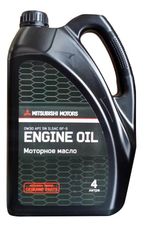 Моторное масло Mitsubishi Engine Oil 0w30 синтетическое 4л