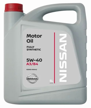 Моторное масло Nissan Motor Oil 5w40 синтетическое 5л