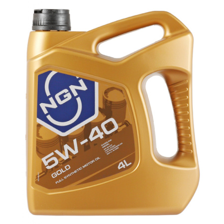 Моторное масло NGN 5W-40 GOLD SN/CF 4л V172085302