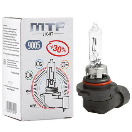 Галогенная лампа MTF Light HB3 (9005) 12V 65W - Standard  30%