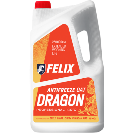 Антифриз Felix Dragon бутылка 5кг