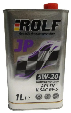 Моторное масло Rolf JP SAE 5W20 ILSAC GF5/API SN синтетическое 1л 322273