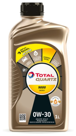 Моторное масло Total Quartz 9000 0w30 1л