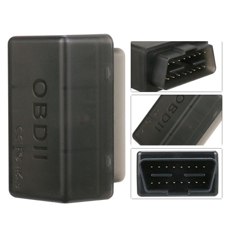 Диагностический адаптер OBD-2 ELM327 Черный v1.5 Bluetooth