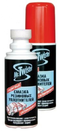 Смазка силиконовая IMG для резиновых уплотнителей "Mr.Twister" с поролоновым аппликатором 100мл