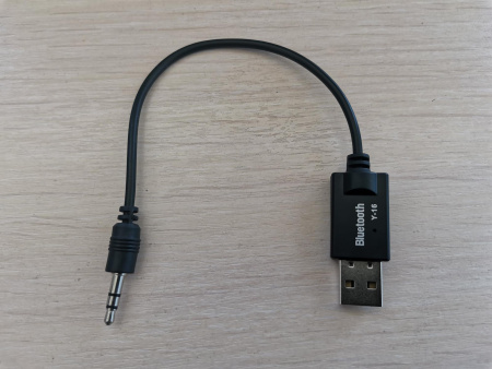 Bluetooth - AUX адаптер 3,5мм питание от USB цельный провод