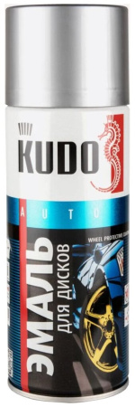 Эмаль для дисков Kudo, аллюминий, 520мл KU-5201