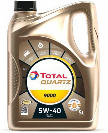 Моторное масло Total Quartz 9000 5w40 5л 213678
