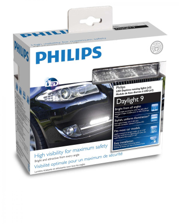 Дневные ходовые огни DRL Philips DayLight 9LED 12831WLEDX1