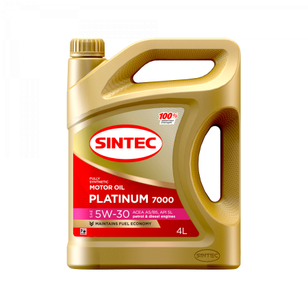 Моторное масло Sintec Platinum 7000 SAE 5W30 ACEA A5/B5 4л 600158