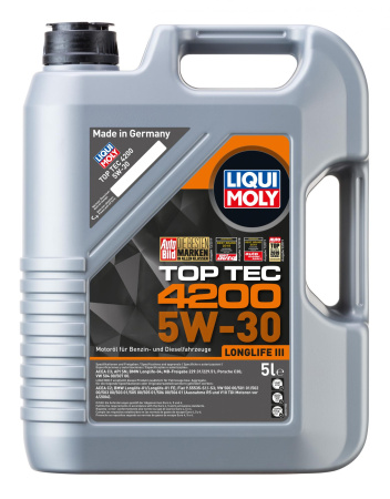 Моторное масло Liqui Moly Top Tec 4200 5w30 A3/B4/C3 5л