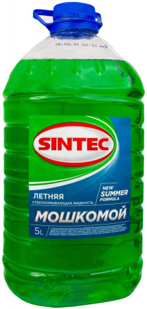 Жидкость стеклоомывателя летняя Sintec Мошкомой 5л 900656