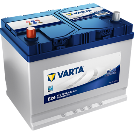 Автомобильный аккумулятор Varta Blue dynamic 570 413 063 - 70Ач (азия, прямая, бортик)