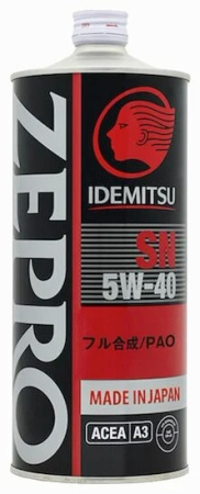 Моторное масло Idemitsu Zepro Racing SN/CF 5w40 1л