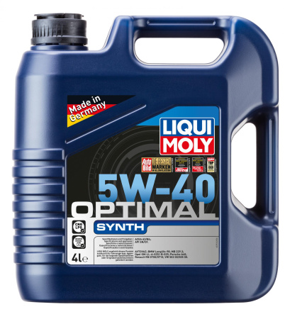 Моторное масло Liqui Moly Optimal Synth 5w40 4л 3926