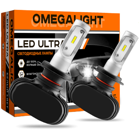 Светодиодная лампа Omegalight Ultra H8/H9/H11 4500lm OLLEDH11ULW-1