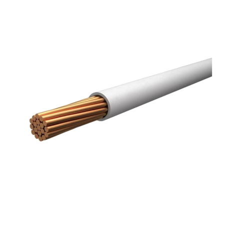 Монтажный кабель ПуГВ (ПВ-3) 0,75мм² белый ГОСТ