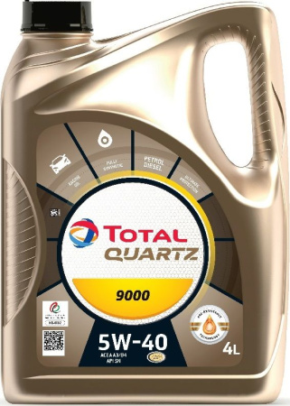 Моторное масло Total Quartz 9000 5w40 4л 148597
