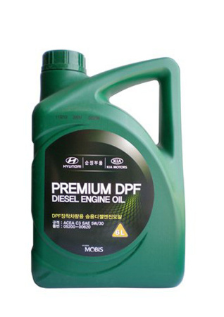 Моторное масло Hyundai/KIA DPF 5w30 Diesel синтетическое 6л
